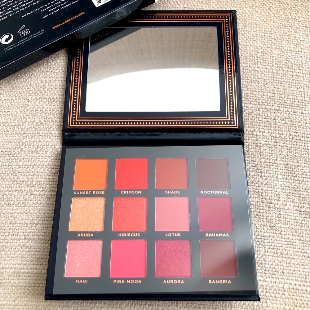 Ace Beaute Scarlet Dusk Eyeshadow Palette